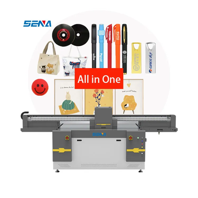 A0 A1 UV Inkjet Flatbed Printer Customize