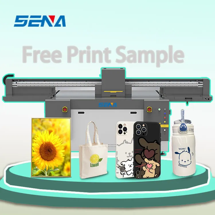 A0 A1 UV Inkjet Flatbed Printer Machine