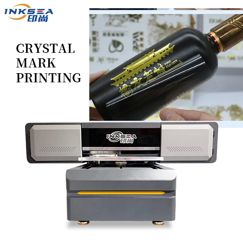 A1 Printer UV Datar Mesin Cetak Digital Botol Anggur Printer UV Kayu Kaca Akrilik 6090 Printer Flatbed UV