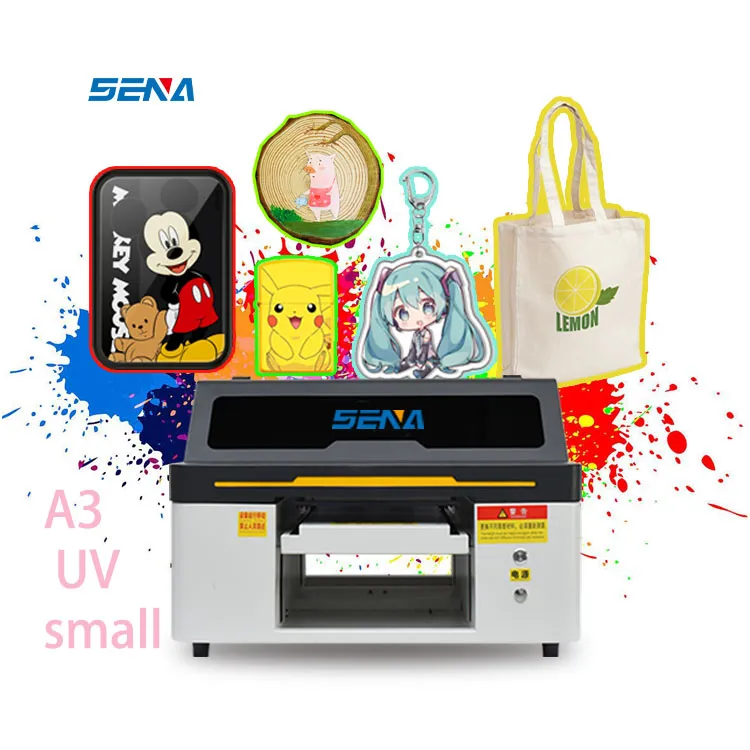 A2 A3 A4 Small UV Inkjet Flatbed Printer Machine