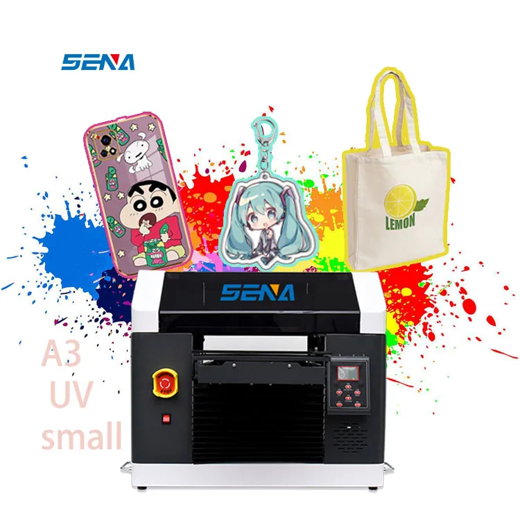 A3 A4 UV Flatbed Inkjet Printer Printing Customize