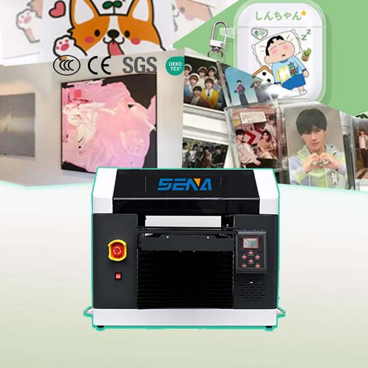 A3 A4 UV Inkjet Flatbed Printer Digital 30cm Lifting Platform