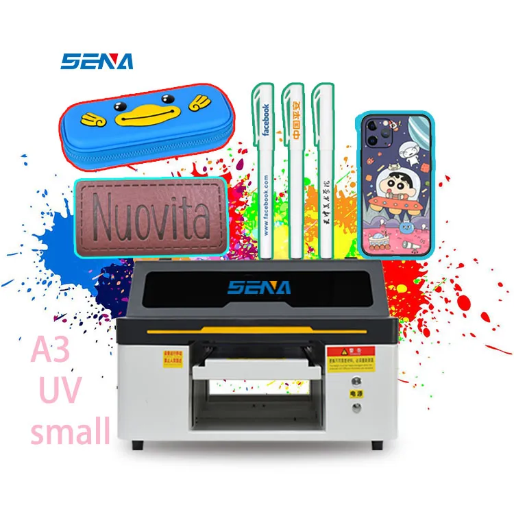 A3 A4 UV Inkjet Flatbed Printer Machine Digital