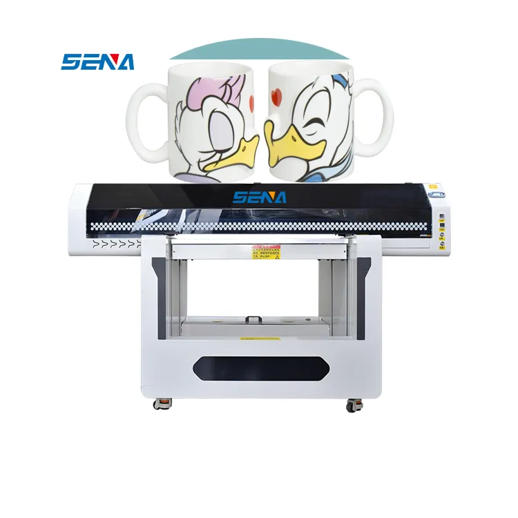 A3 Harga Pabrik Inkjet UV Flatbed Printer9060 Casing Ponsel Botol Anggur Botol Termos Kotak Kemasan Mendukung Kustomisasi