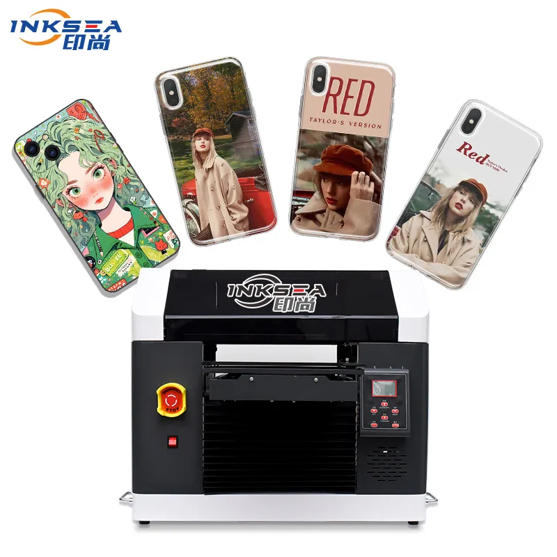 A3 Printer Uv Usaha Kecil untuk Botol Kaca Akrilik PVC UV Printer Flatbed Inkjet Digital Ukuran 30*45CM