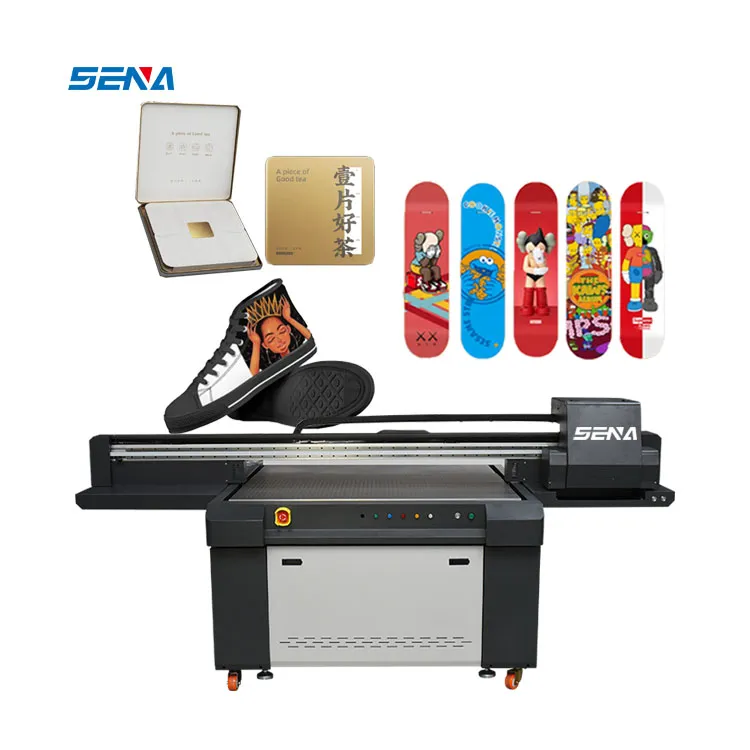 Industri Periklanan 1.3*0.9M Printer Flatbed Inkjet UV Format Besar untuk Media Pelarut Ramah Lingkungan Bantalan Casing Ponsel Digital Printer 3D