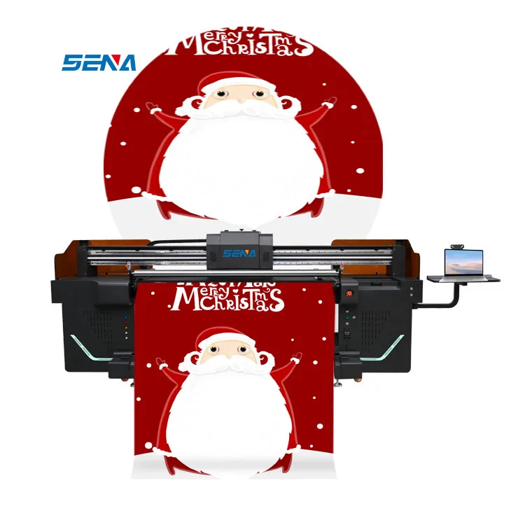 All in One Multifunction UV Inkjet Flatbed Printer ເຄື່ອງພິມຮູບແບບຂະຫນາດໃຫຍ່ 6 ສີສໍາລັບ 3D Box Linen T-Shirt Fabric Map WallPoster