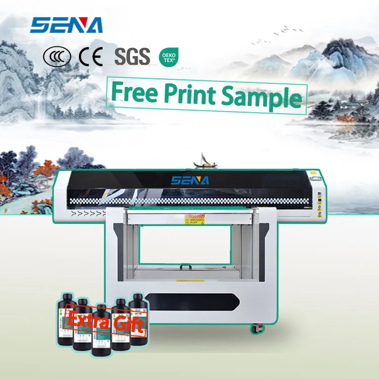 All in One UV Inkjet Flatbed Printer Digital Printing Machine