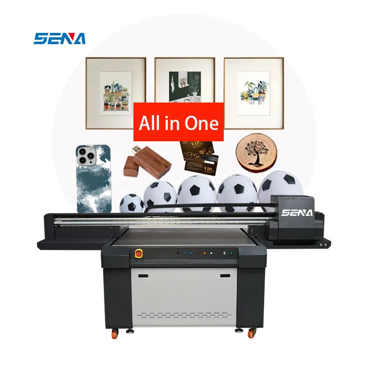 All Kind of Advertising Material Paper Bag Printing Machine 1390 Digital UV Inkjet Flatbed Printer Label Phone Case PVC Card