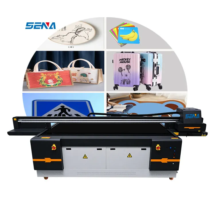 Semua Jenis Bahan Iklan Printer Inkjet Uv 2513 A1/A3/A4 Mesin Cetak Gambar Papan Nama Printer Printer Casing Ponsel