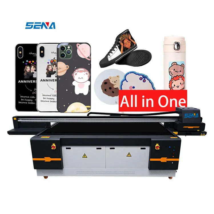 All Size Available Inkjet Printer Large Format 2.5*1.3m 3D UV Inkjet Flatbed Printer for Phone Case Label Tile Glass Acrylic PVC