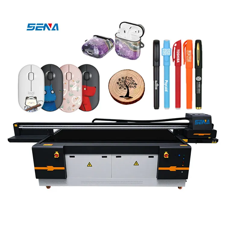 All Size Available UV Flatbed Inkjet Printer Large Format Printer LED for Glass Wood Acrylic Metal PVC Sticker Advertising Shoes