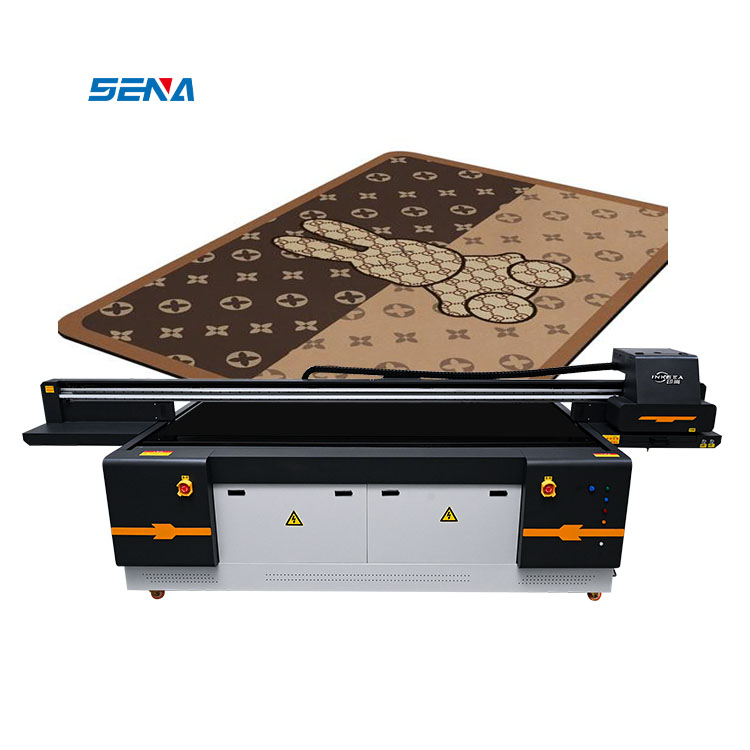 AutoEco-Friendly Large Format 2513 Universal UV Inkjet Flatbed Printer for 3D Embossed Tile Wire Ring Carpet Printing Machine