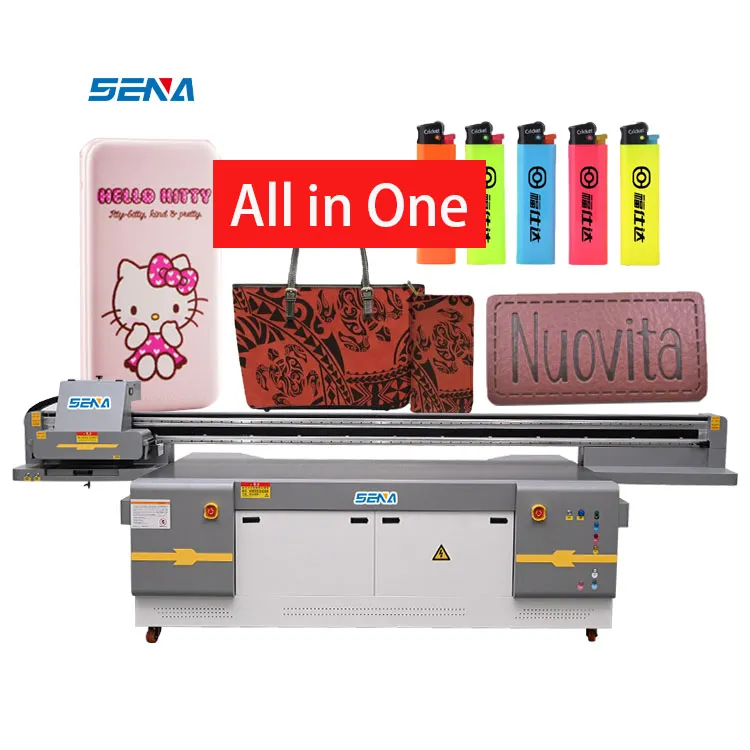 Automatic Large Format Printer 2.5*1.3m UV Flatbed Inkjet Printer CMYK+W for PhoneCase Tile Glass Acrylic PVC Cup Wrap Transfers