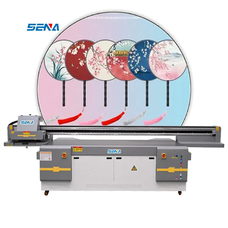 Available In All Sizes 2.5*1.3m Large Format UV Inkjet Flatbed Printer Varnish Custom for Wood Glass PVC Leather Phonecase Metal