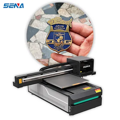 Lencana Kulkas Stiker CD File Kotak Kotak Anggur Kotak Teh LOGO Kustom Inkjet UV Printer Datar 60*90CM Format Besar