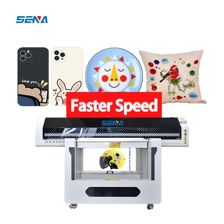 Best New UV Inkjet Flatbed Printer Automatic Large Format Printer 3D Printing Machine for Wood Acrylic PVC Phonecase Metal Glass