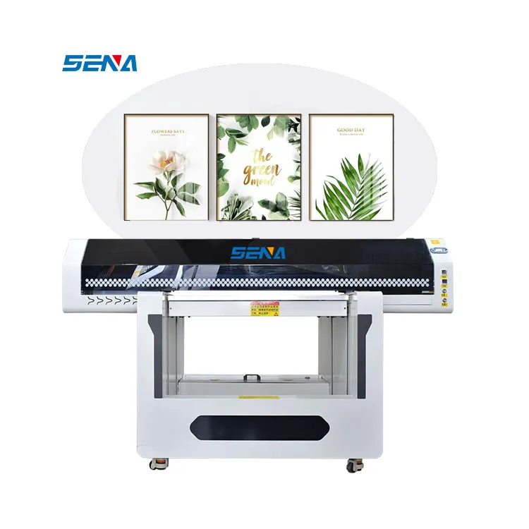 Harga Terbaik Harga Pabrik Mesin Tahan Lama Otomatis 3D 90*60CM Printer Inkjet UV Flatbed untuk Casing Ponsel Kayu Ubin PVC Kulit