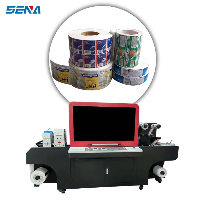 Best Speed UV Inkjet Digital Label Printer Machine Roll to Roll Printer 6 Color 3D Custom for Sticker Garments Paper Film Label