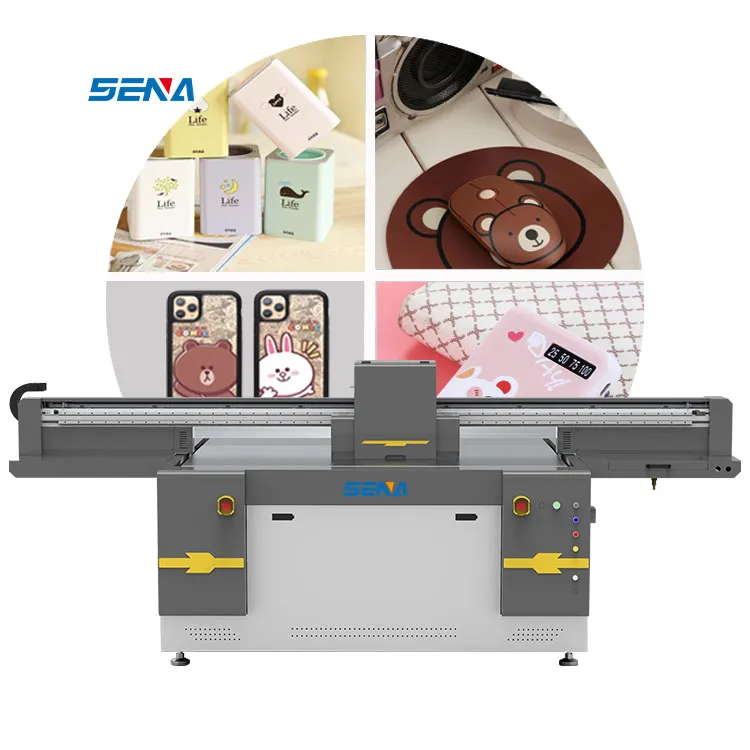 Business Ideas 1.6*1m Automatic UV Inkjet Flatbed Printer 6 Color Varnish Large Custom for Acrylic Phonecase PVC Card Pen Golf