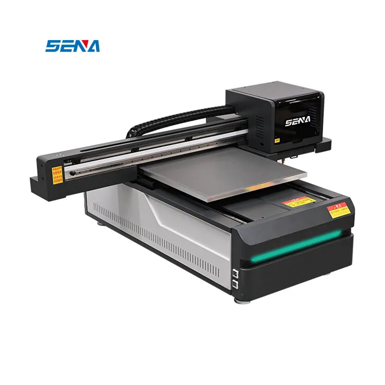 Cina 3 atau Kepala Cetak Ganda 6090 Format Besar Harga Yang Menguntungkan Printer Flatbed Uv A1 M2 untuk Dijual