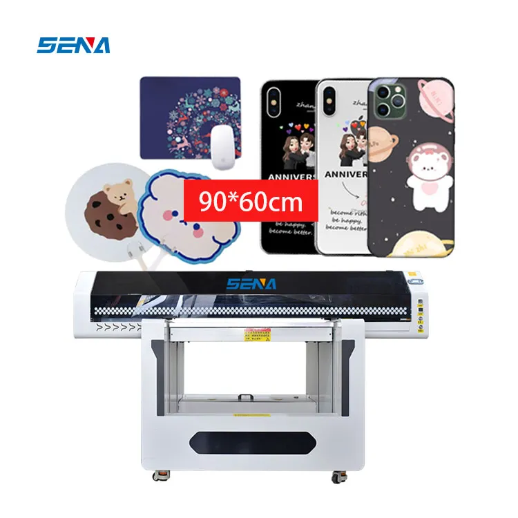 China Factory Price UV Inkjte Flatbed Printer Self-adhesive Transfer Machine for Costom 3D T-Shirt Phone Case Glass PVC Wood Pen