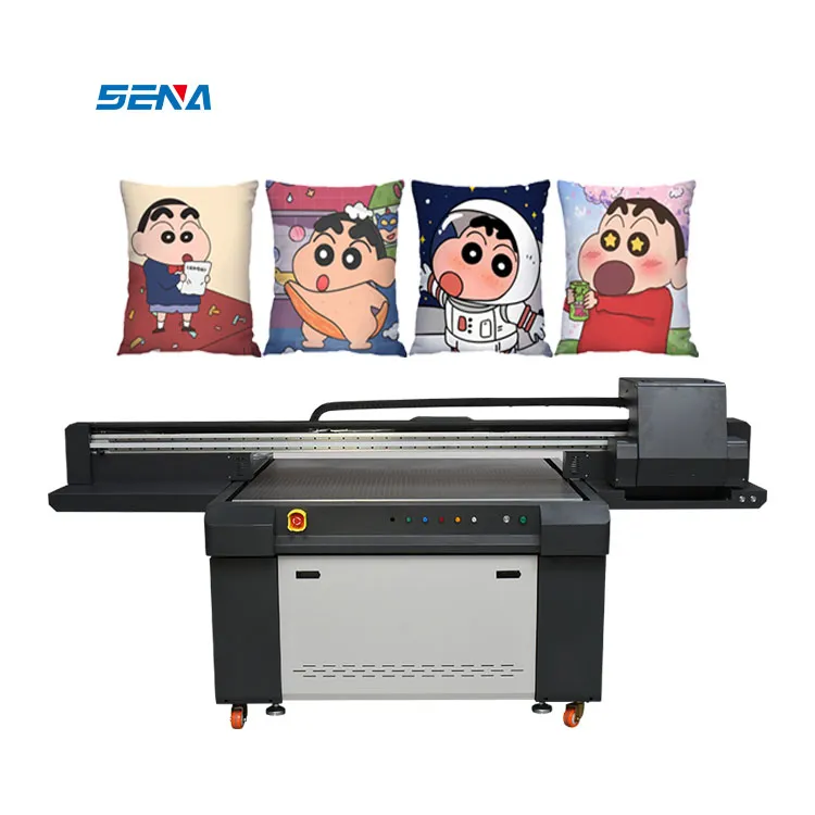 Mesin Cetak Inkjet Besar Tahan Air Universal China untuk Bisnis Menyesuaikan Printer Flatbed UV Baja Kaca Akrilik