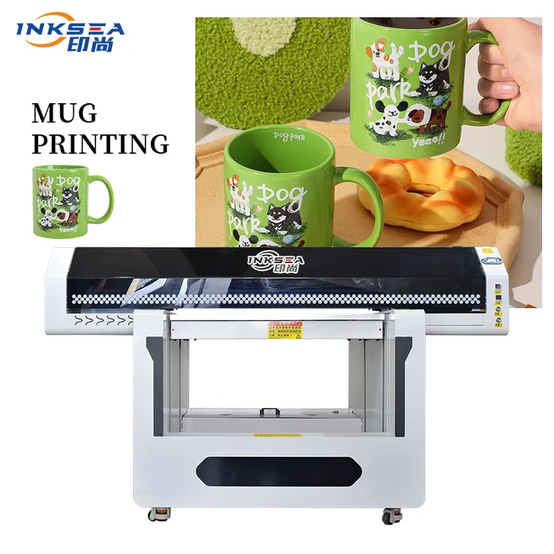 Mesin Cetak Digital Inkjet Warna 9060 Printer Flatbed Uv Format Besar CMYKW + Pernis untuk Kotak Kemasan Mug LOGO Sepatu Botol