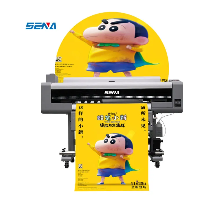 Printer Format Lebar Rendah Kompetitif Mesin Cetak UV Spanduk Iklan Mesin Cetak Inkjet Sublimasi Lebar 1.6M/1.8M