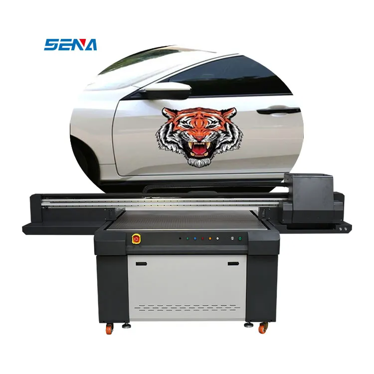 ເຄື່ອງພິມດິຈິຕອລ 3 ມິຕິ 1390 Golf Bal SENA Uv Printer Imprimante A3 1390 6 Color Digital Inkjet Uv Flabed Printer