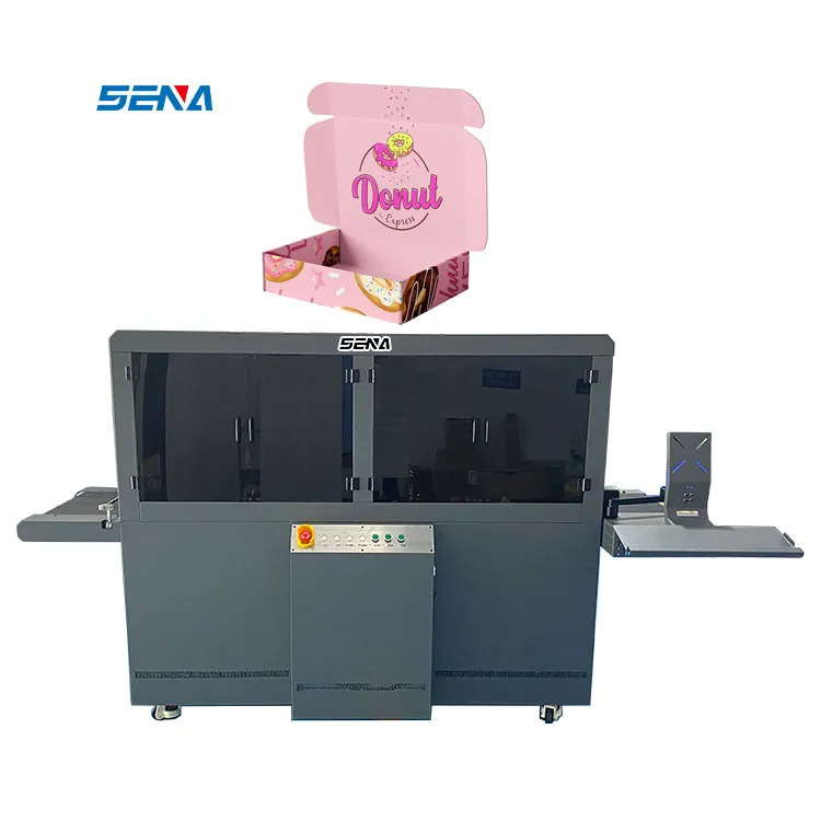 Digital All-In-One Karton Single Pass Kotak Bergelombang Inkjet One Pass Printer untuk Kemasan Kantong Kertas Kantong Kertas Portabel Kotak Pizza