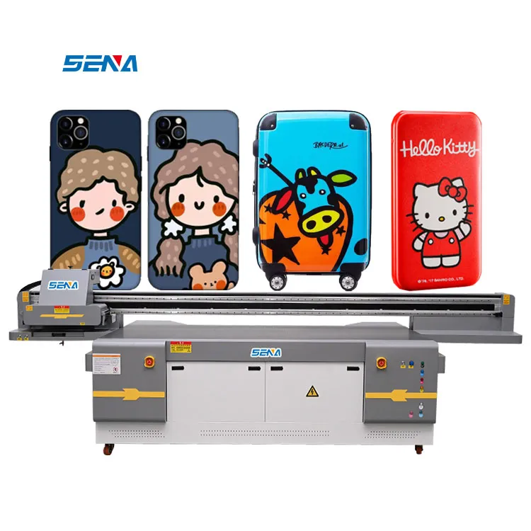 ເຄື່ອງພິມ Digital Large Format 2.5*1.3m UV Inkjet Flatbed Printer CMYKW Varnish for 3D Leather Tiles Phonecase Glass Wood Card PVC