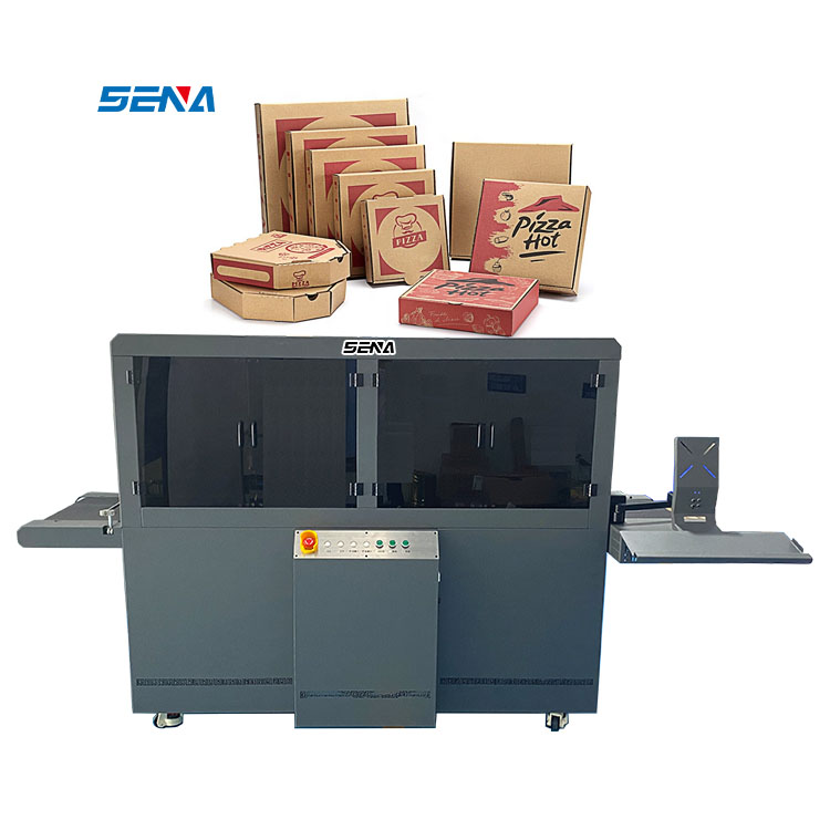 Digital One Pass Sena Printing Machine Inkjet Printer for Carton Pizza Box Bag Package Kraft Paper Cardboard Corrugated