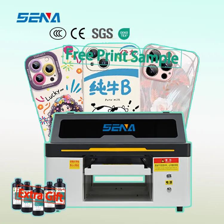 Digital UV Inkjet Flatbed Printer Machine 3D CMYKW+Varnish