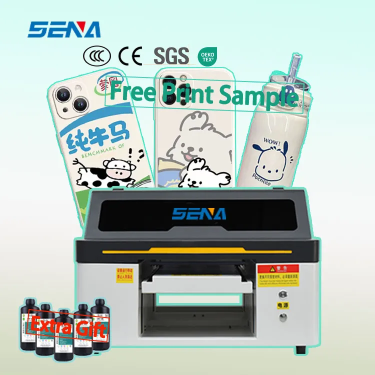 Digital UV Inkjet Flatbed Printer Machine 3D High Productivity