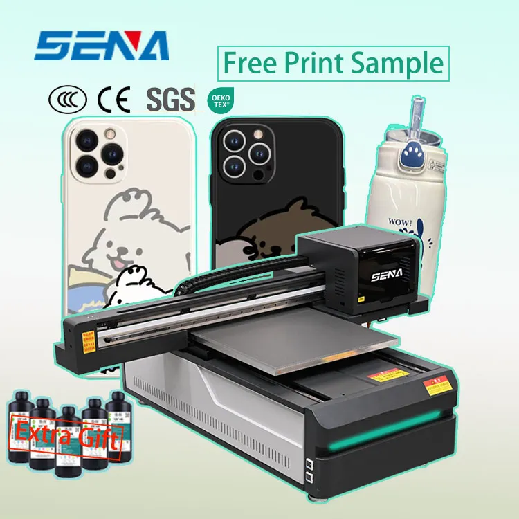 Digital UV Inkjet Flatbed Printer Machine