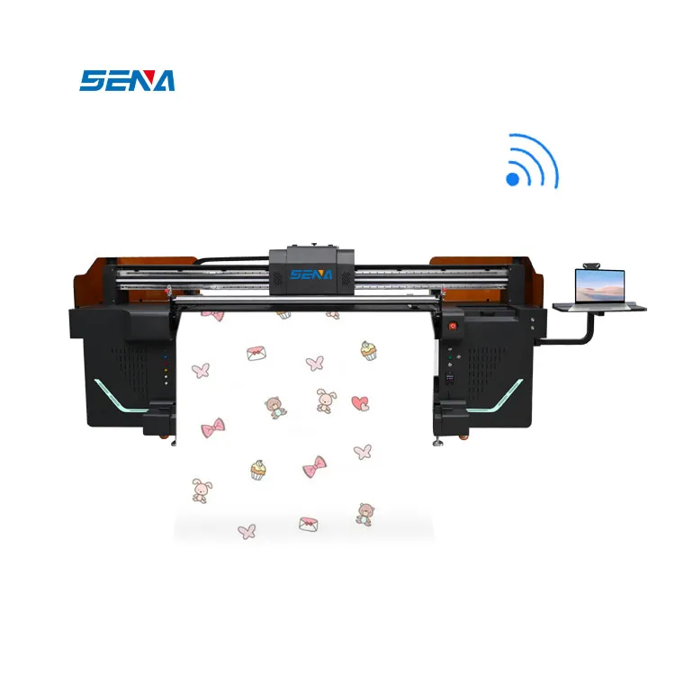 Eco Friendly Large Format Printer UV Inkjet Printer Industrial Use for Roll Material Textile Wallpaper Car Fabric Leather Paper