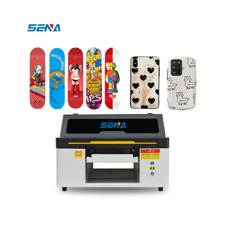 Eco Friendly UV Inkjet Flatbed Printer 30*45cm Digital Printing Machine 3D Custom for Glass Wood Acrylic Phonecase Sticker Metal