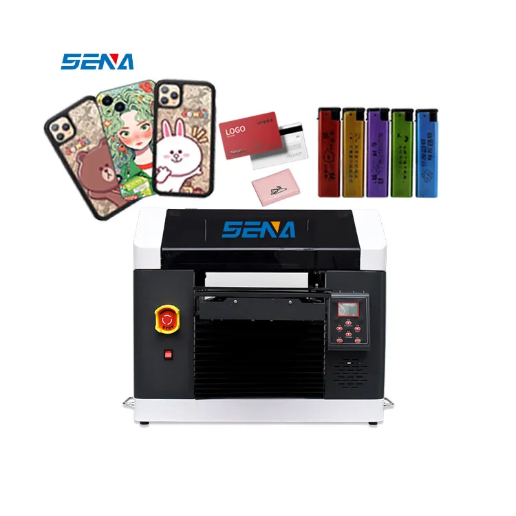 Eco Solvent 3D Printer Semua Dalam Satu Min Digital 3045 A3 Printer Dtf Tinta UV Printer Flatbed untuk Kulit Ubin PVC Casing Ponsel Kayu