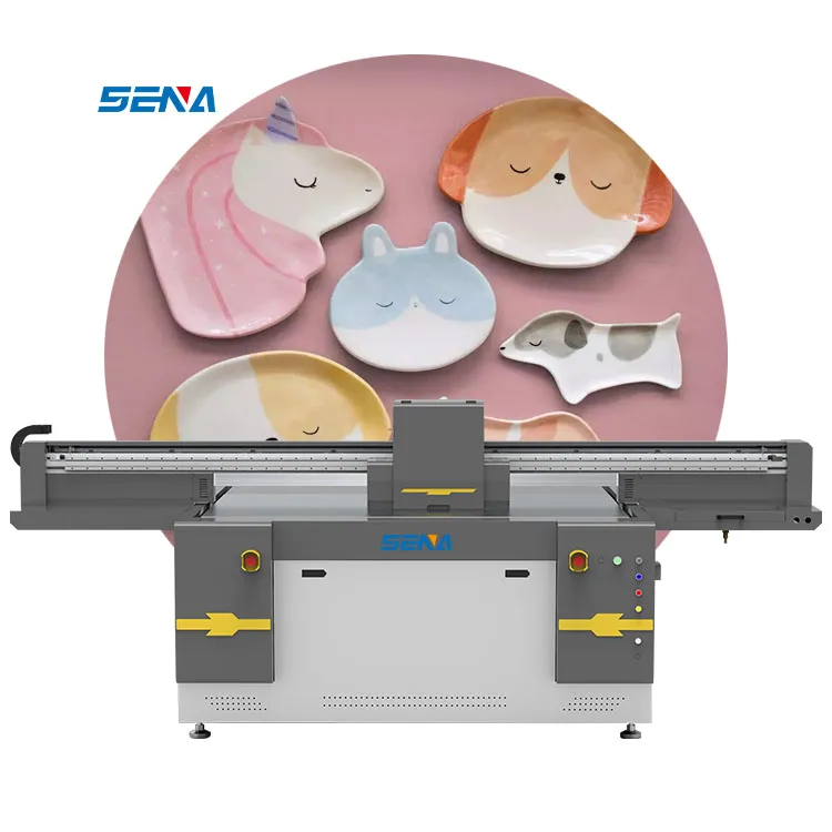 Eco Solvent Heat Press Waterproof Digital 1.6*1M Large Format UV Flatbed Inkjet Printer For KT PU PVC Acrylic Glass Material