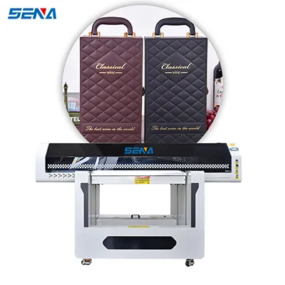 Electronics LOGO Inkjet printer UV flatbed printer with Ricoh G5 print head 90*60CM size