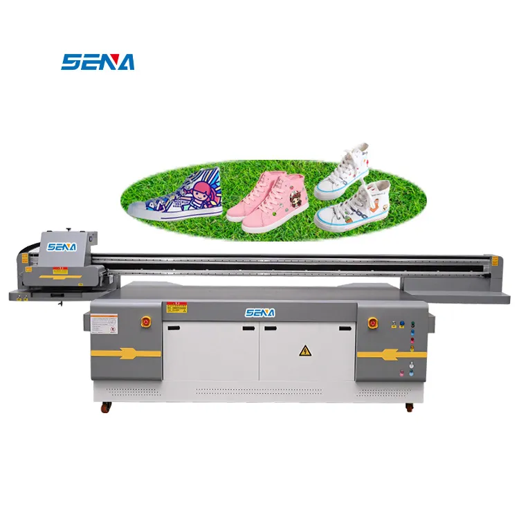 Epson Dual Nozzle 2500*1300mm printer inkjet ukuran besar uv flatbed printer untuk karton ubin kaca