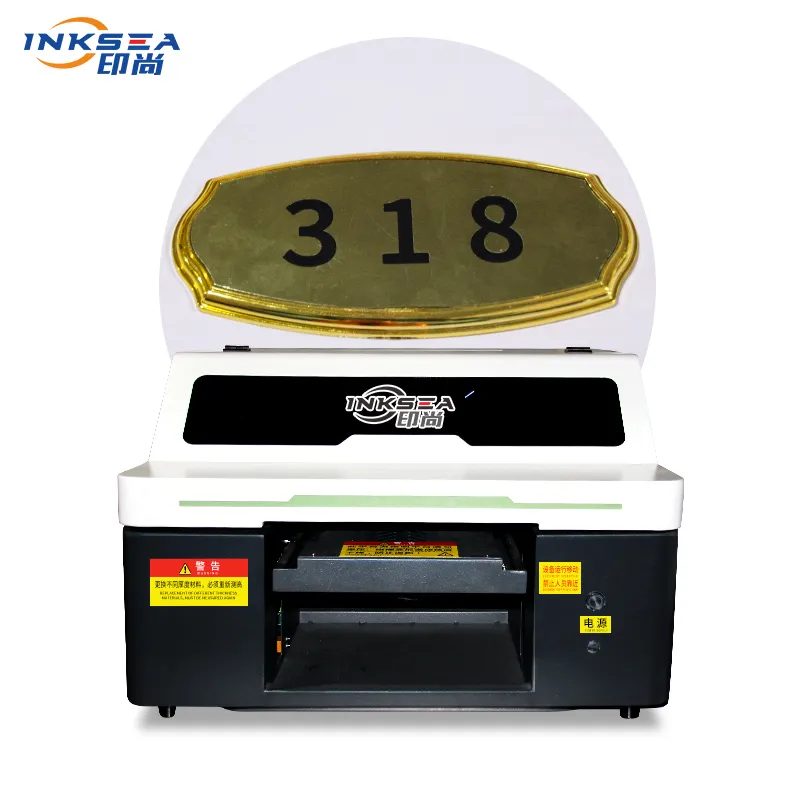 Ekspor Printer UV Mini 3045E dengan printer flatbed UV kepala Epson untuk casing ponsel kaca logam keramik kartu ID