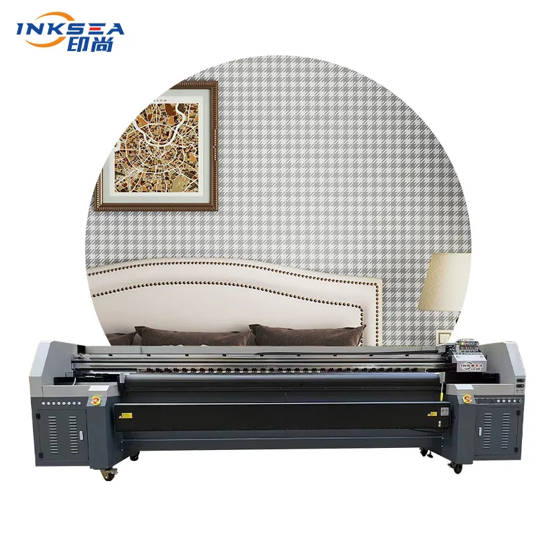 Fabric Direct printing machine Epson nozzle Wide format printer roll-to-roll printing machine for sports shirt 3d wallpaper