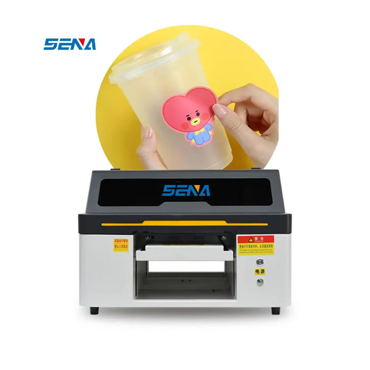 Penjualan Langsung dari Pabrik 30*45Cm 3D UV Dtf Printer Flatbed Mesin Cetak Inkjet Digital untuk Casing Ponsel Kotak Akrilik Kayu Kaca PVC