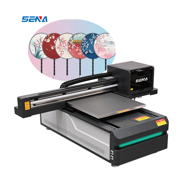 工場直接販売経済的な Sena SN-6090 UV フラットプラットベッドプリンタ金属看板道路プレート建材印刷用