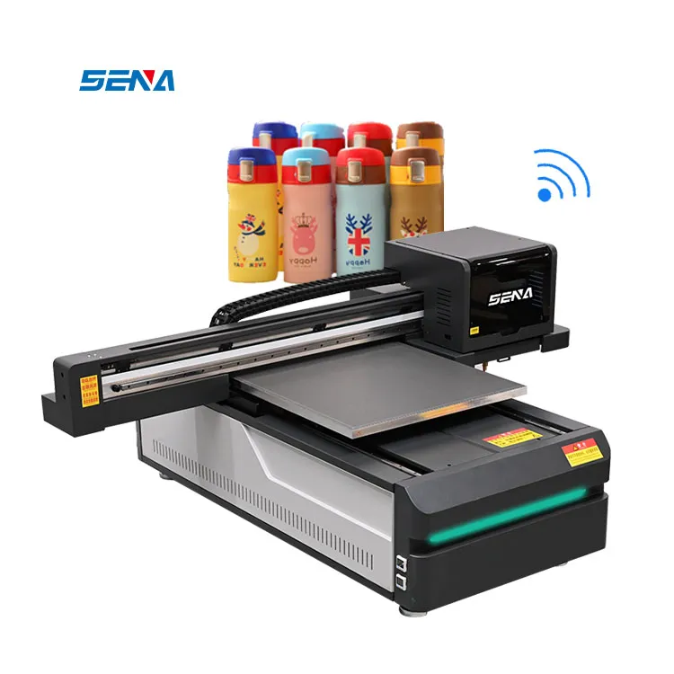 Penjualan Langsung Pabrik UV Inkjet Flatbed Digital 3D Efek Pernis UV 6090 Printer Mesin Cetak Foto Mesin Cetak Kaca