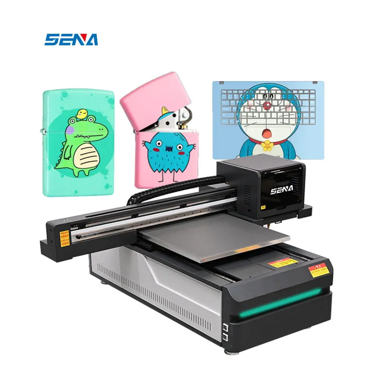 ໂຮງງານຜະລິດ Direct Supply Digital Inkjet Flatbed UV Printer Varnish Auto 3D Custom for Wood Metal Phonecase Glass PVC Card Sticker