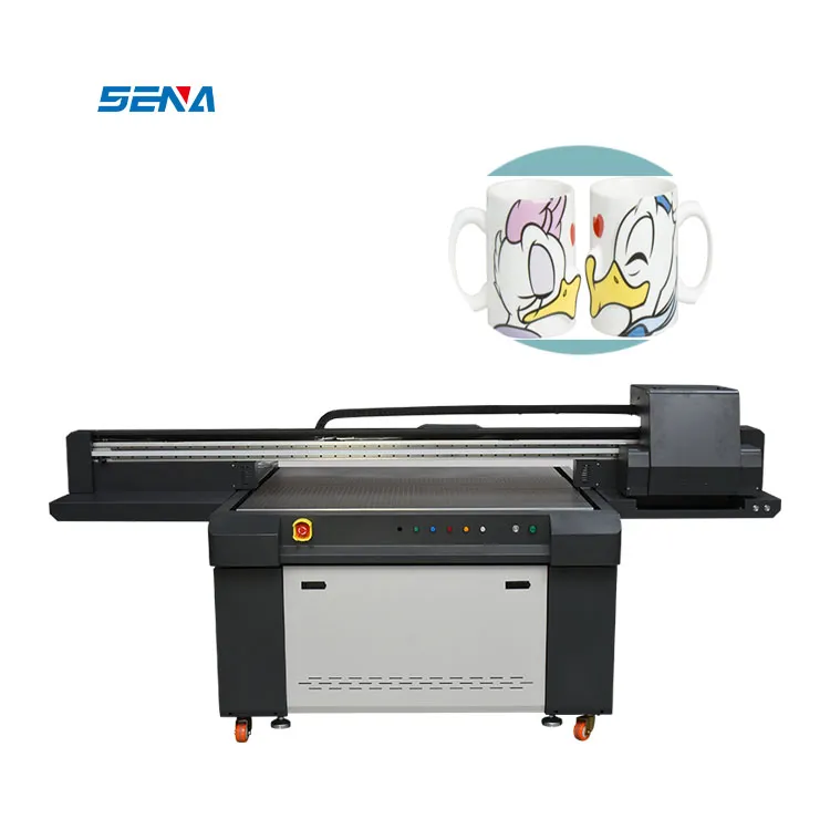 Perlengkapan Pabrik LED Otomatis A3 Semua Dalam Satu Format Besar 1390 untuk Casing Ponsel Printer Flatbed UV Digital Kayu Kaca