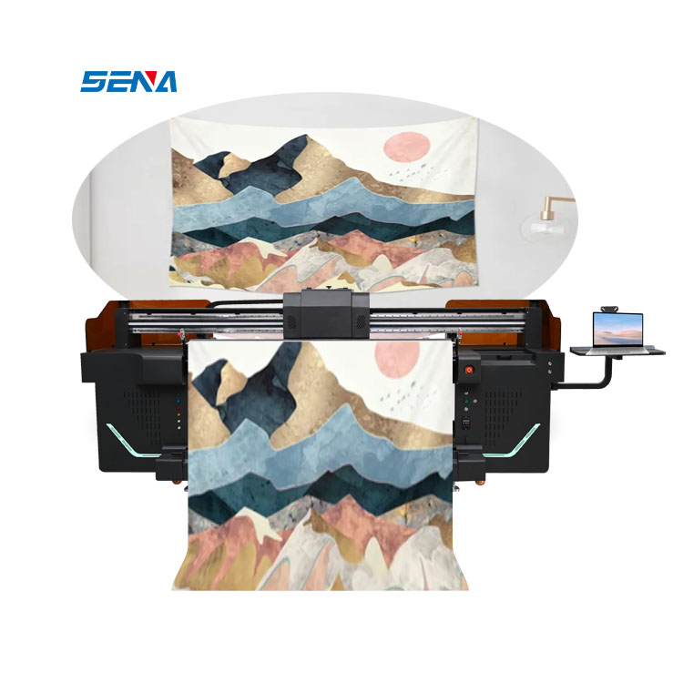 Factory Supply 1.8M wide Digital 3D 6-color UV Roll to Roll Outdoor Large Format Printer for Poster Sign Picture Wallpaper